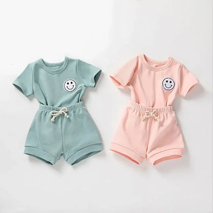 Smile T-shirt and Shorts Set