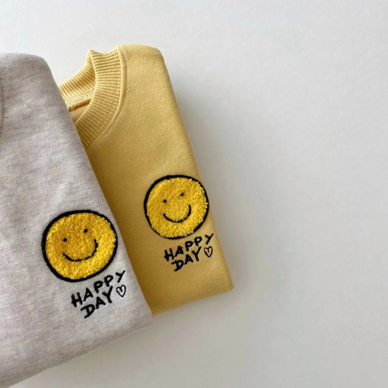 Smiley Sweatshirt and Sweatpants Set