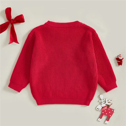 Girl Christmas Knit Sweater