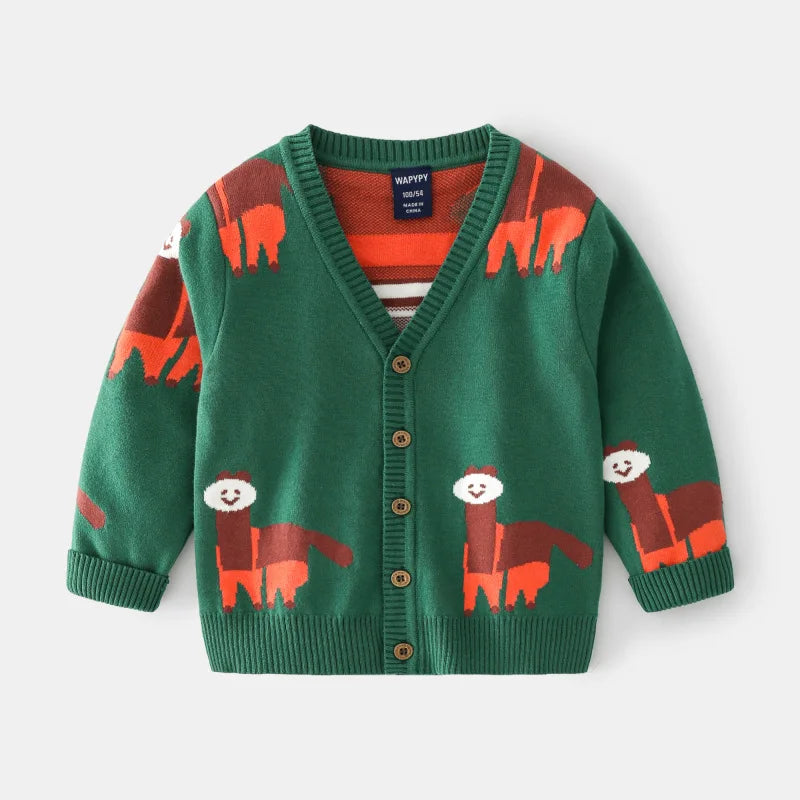 Safari Boys Cotton Cardigan