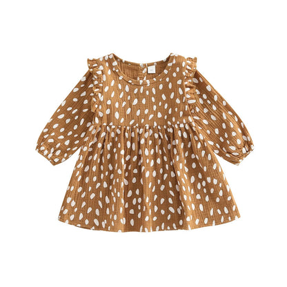 Dot Ruffle Dress - Peachy Bloomers