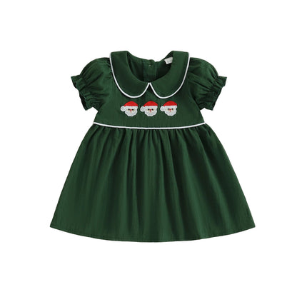 Girls Christmas Santa Dress