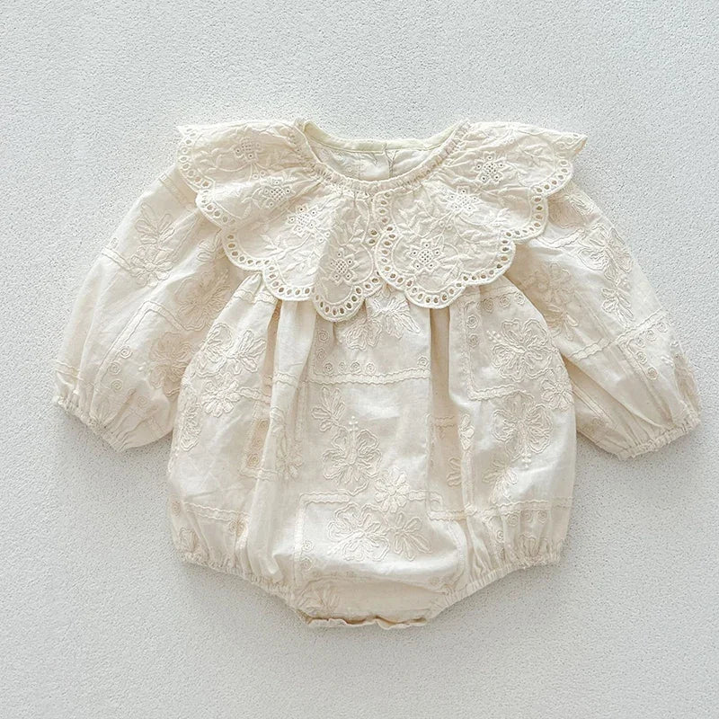 Sisters Matching Lace Jacquard Set – Vintage Elegance