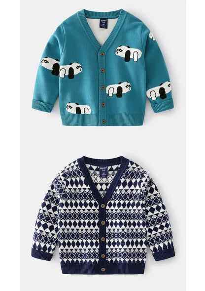 Safari Boys Cotton Cardigan