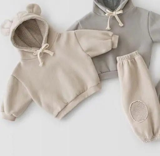 Casual Hoodie Sweatshirt and Pants Set - Peachy Bloomers