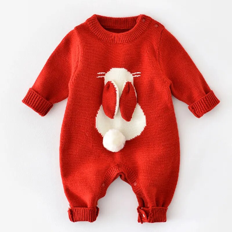 Baby Bunny Sweater and Romper