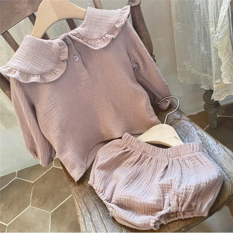 Bloomers Soft Cotton Gauze Baby Set