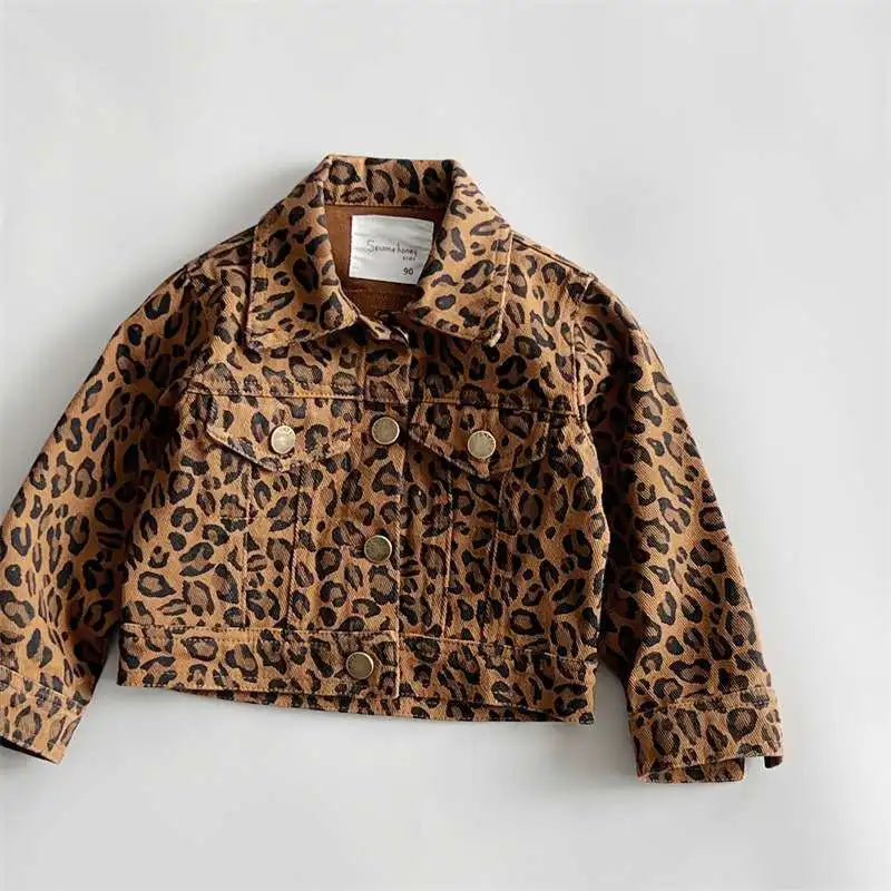 Leopard Denim Jacket