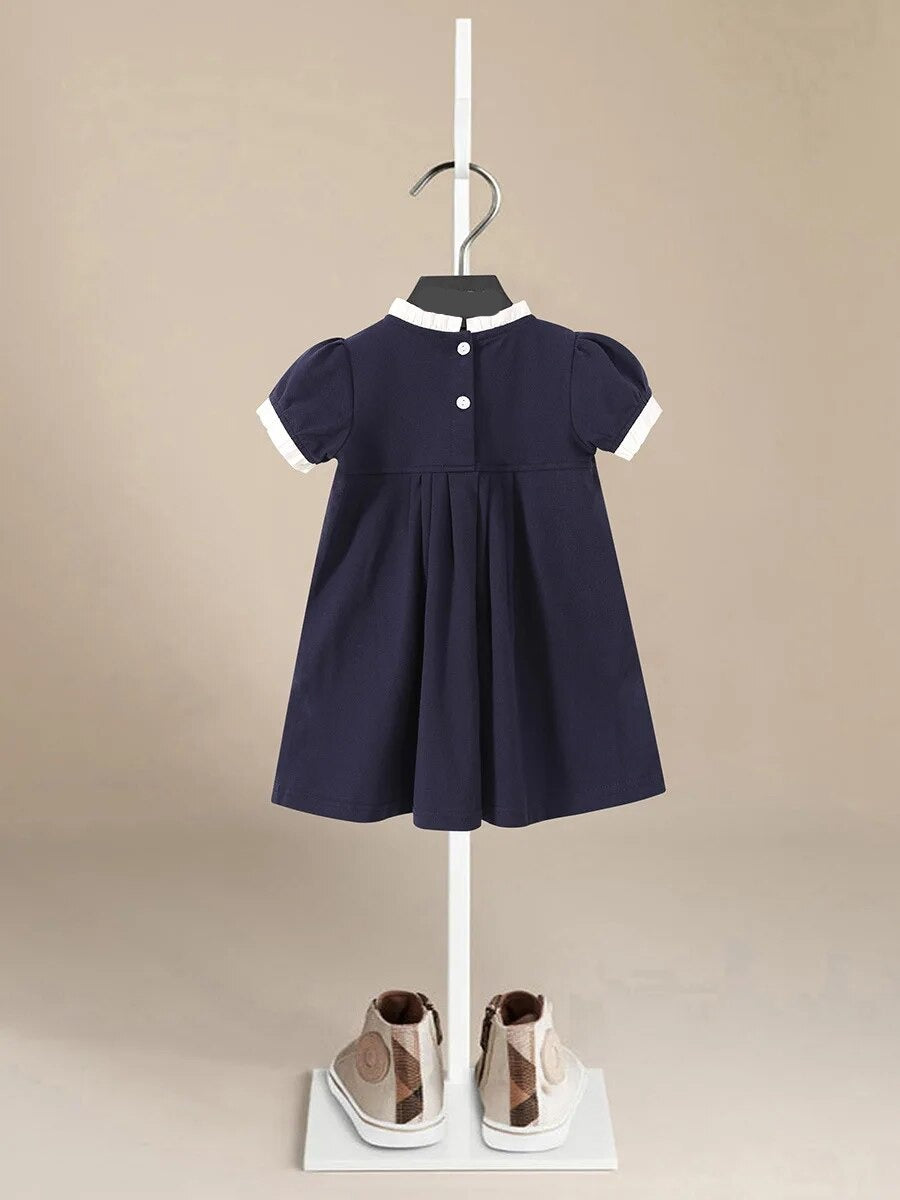 Arya Cotton Dress - Peachy Bloomers