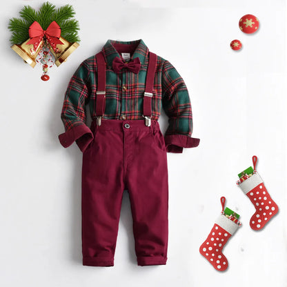 BABY BOY ELEGANT HOLIDAY OUTFIT SET