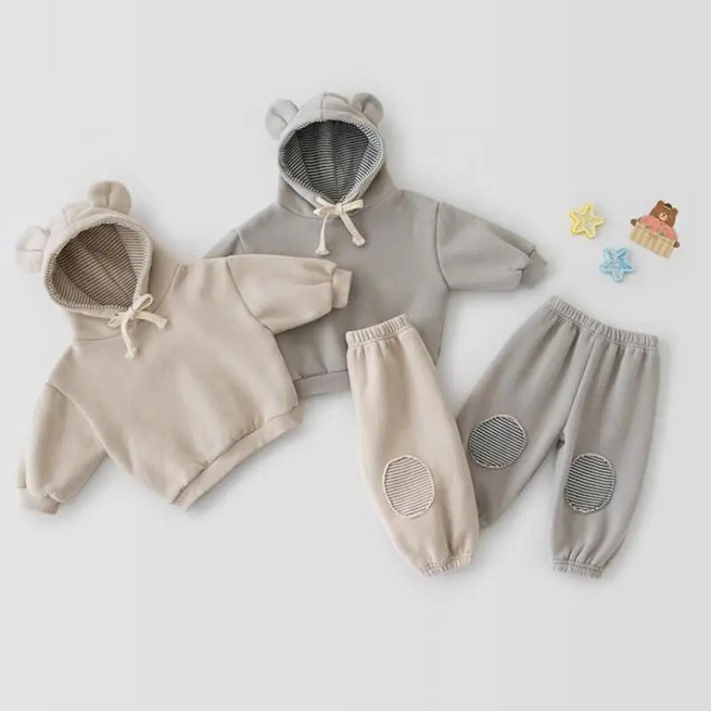 Casual Hoodie Sweatshirt and Pants Set - Peachy Bloomers