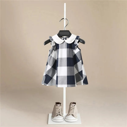 Organic Cotton Plaid Dress