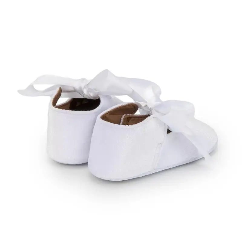 Baby Girl Ribbon Bow Velvet Shoes