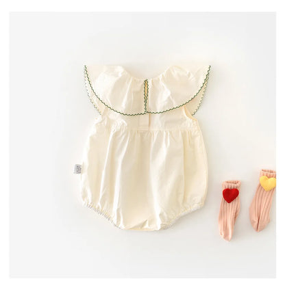Rainbow Heart Baby Romper