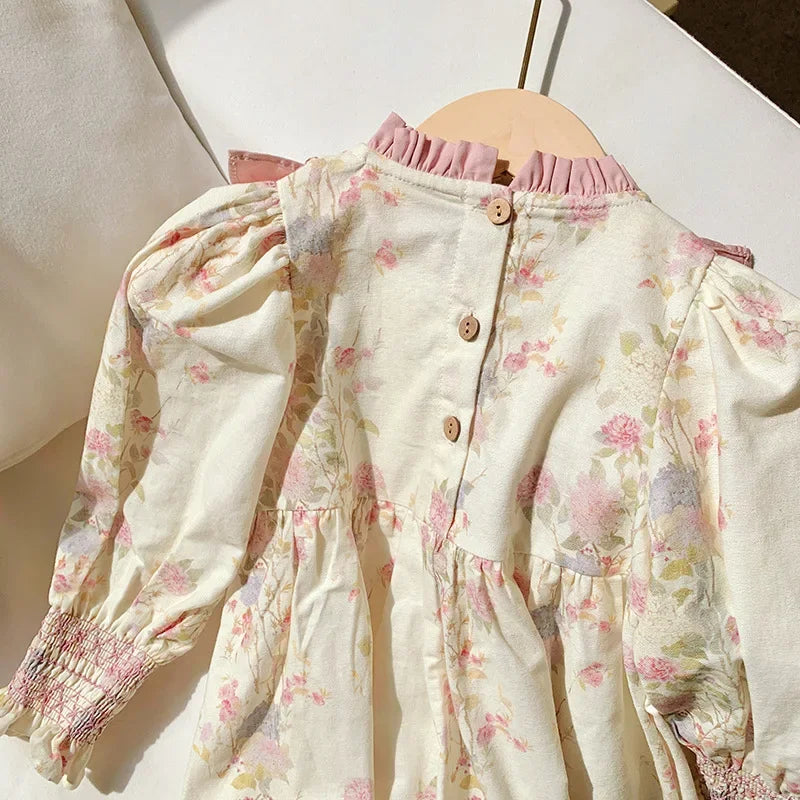 Pink Flower Garden Girls Dress