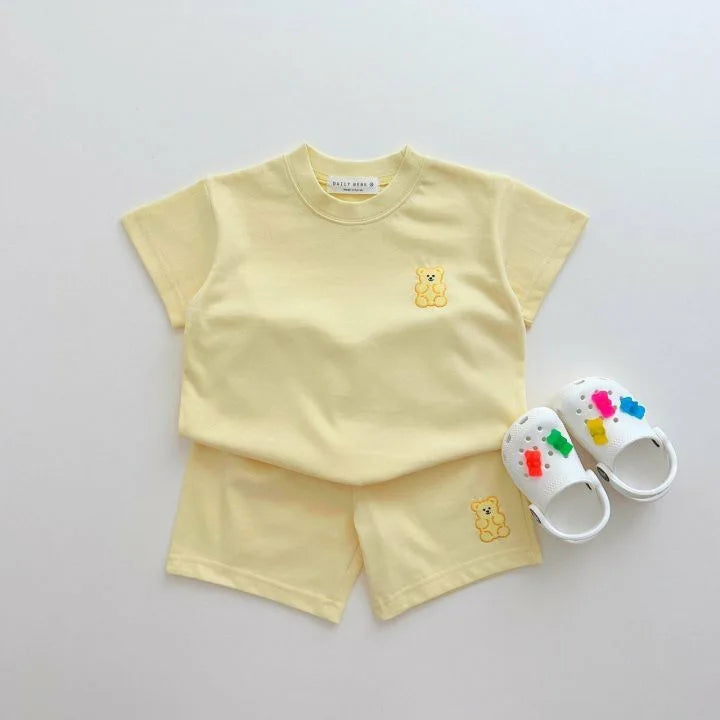 Gummy Bear T-shirt and Shorts Set - Peachy Bloomers
