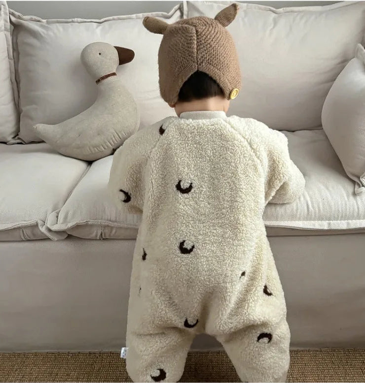 Moon Baby Fleece Jumpsuit