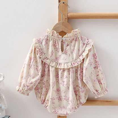 Vintage Floral Baby Jumpsuit