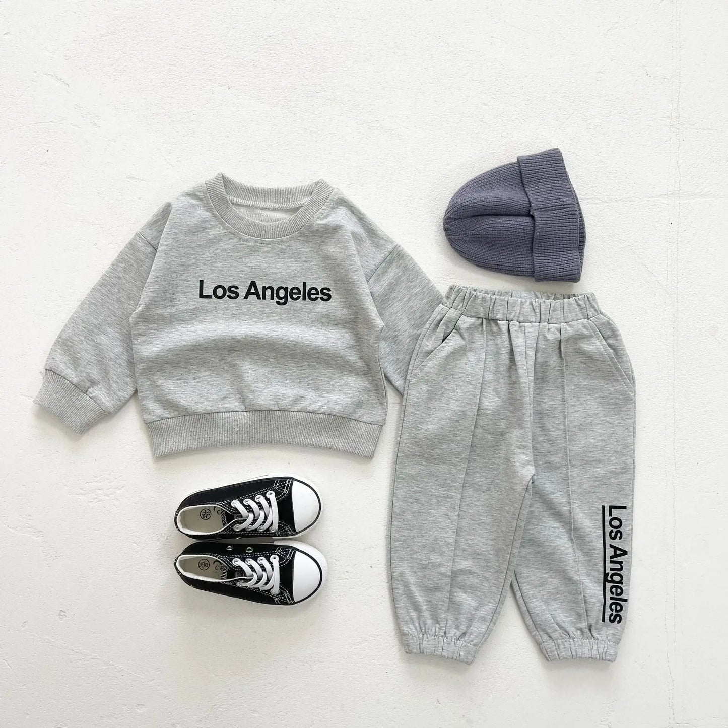 LA Sweatshirt and Sweatpants Set - Peachy Bloomers