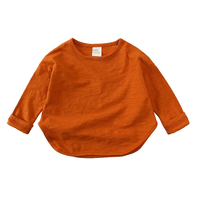 Casual Long Sleeve T-shirt - Peachy Bloomers