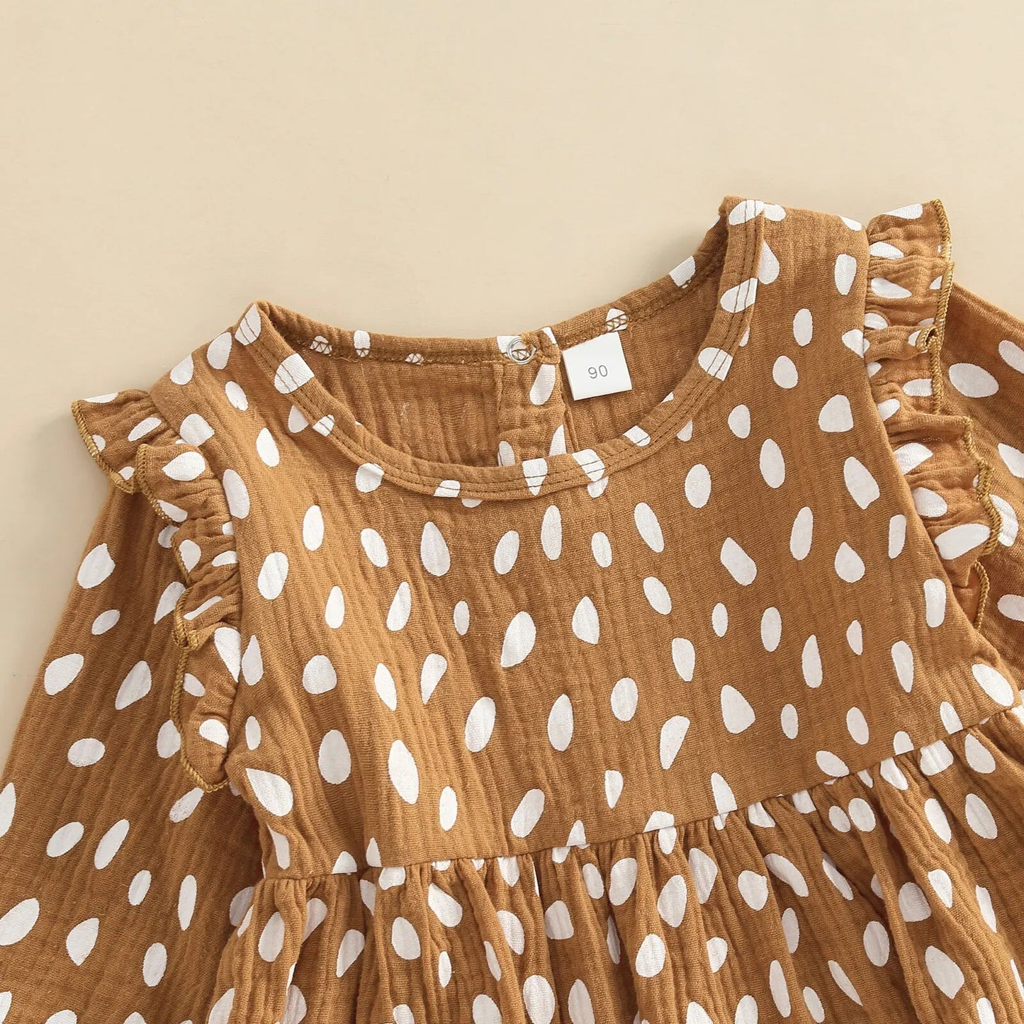 Dot Ruffle Dress - Peachy Bloomers