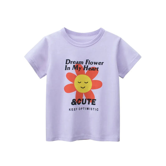 Dream Flower T-shirt - Peachy Bloomers