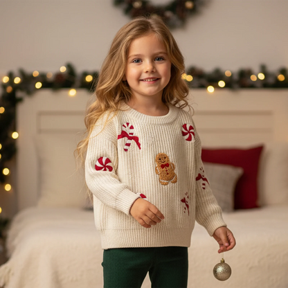 Gingerbread Toddler Holiday Sweater