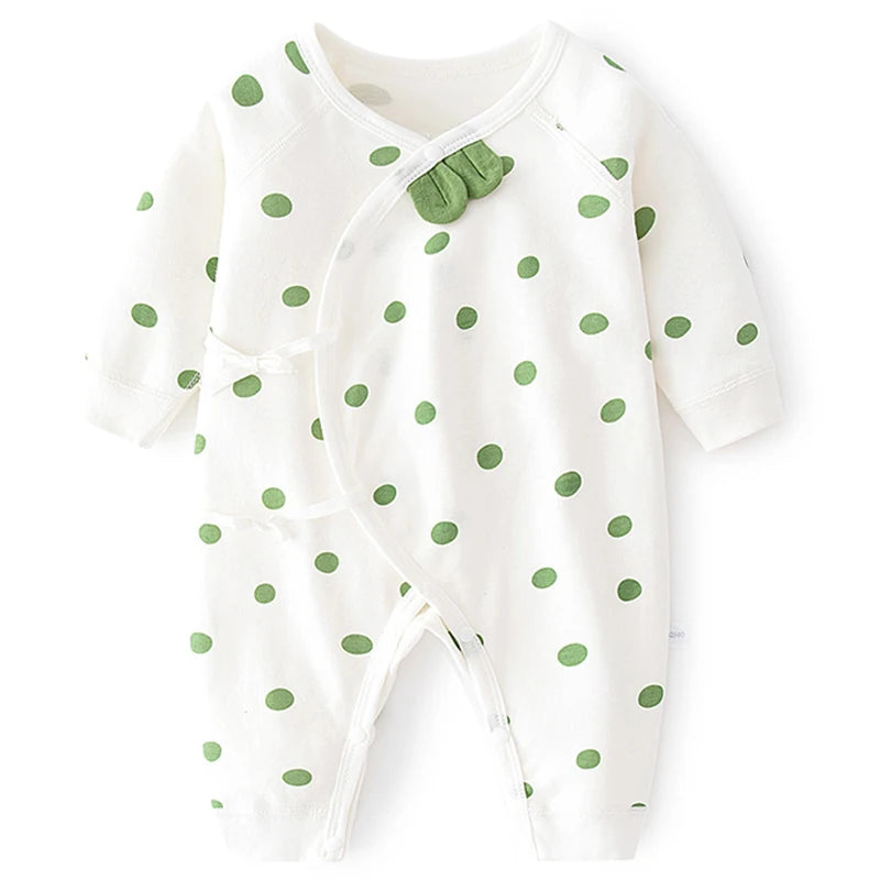 Dot Newborn Romper - Peachy Bloomers