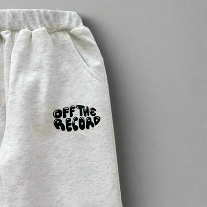 Off The Record Cotton Sweatshirt & Sweatpants Set