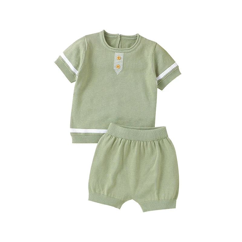 Maxwell Baby 2-Piece Cotton Knit Set