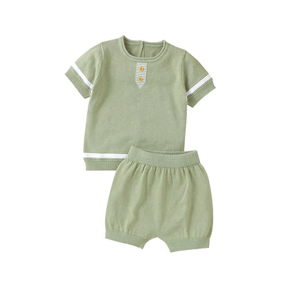 Maxwell Baby 2-Piece Cotton Knit Set