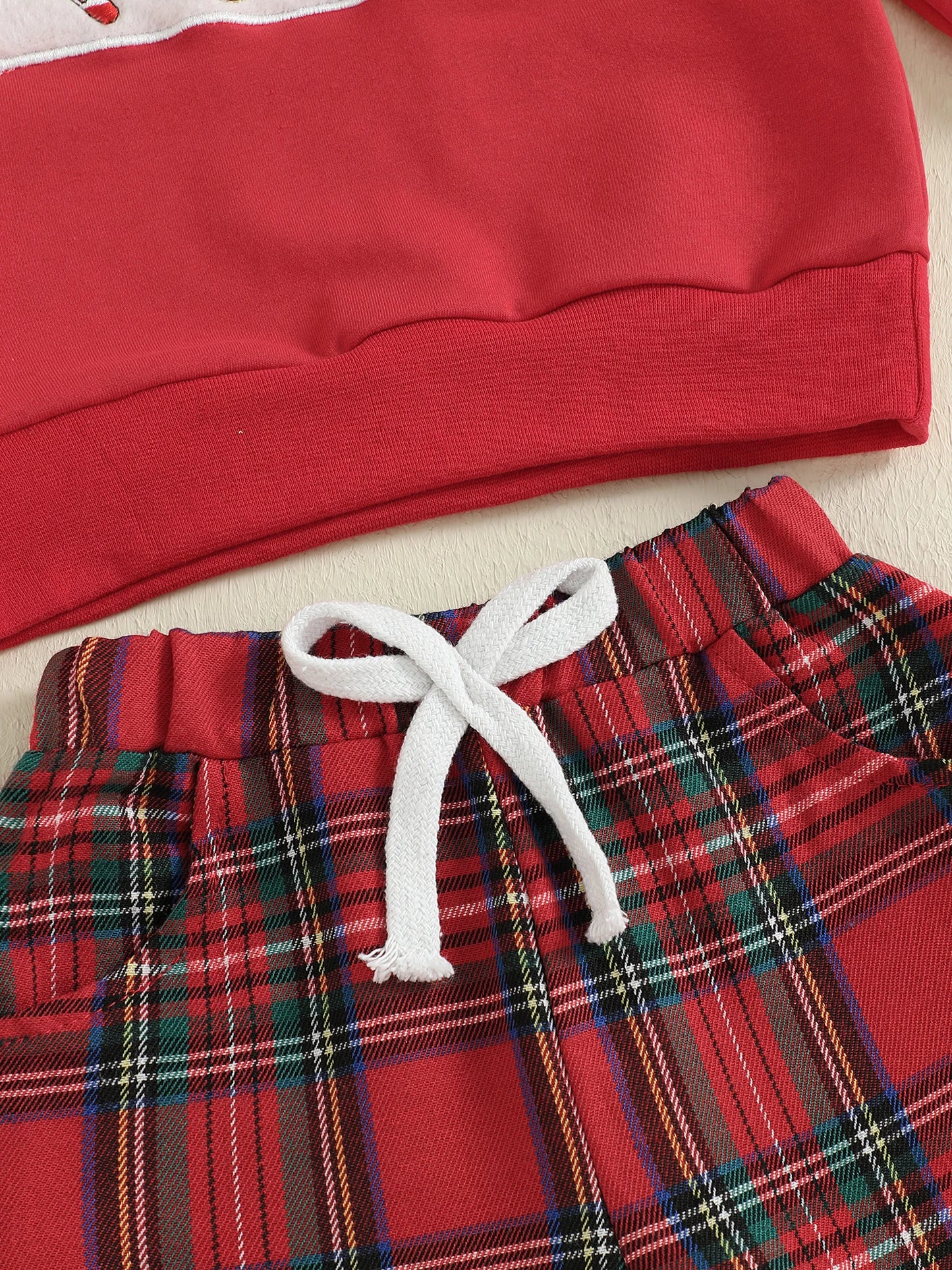 Toddler Santa Sweatshirt & Pants Set