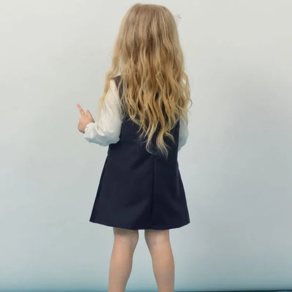 Girls Shirt & Dress Set - Peachy Bloomers
