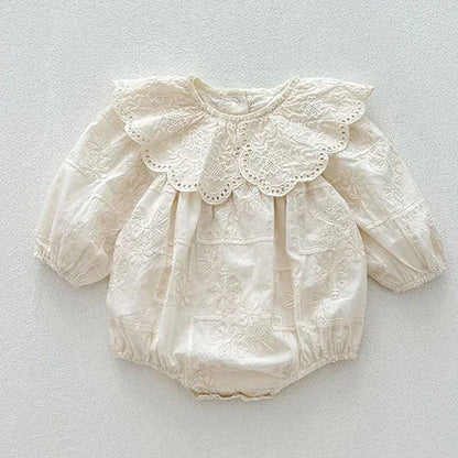 Sisters Matching Lace Jacquard Set – Vintage Elegance