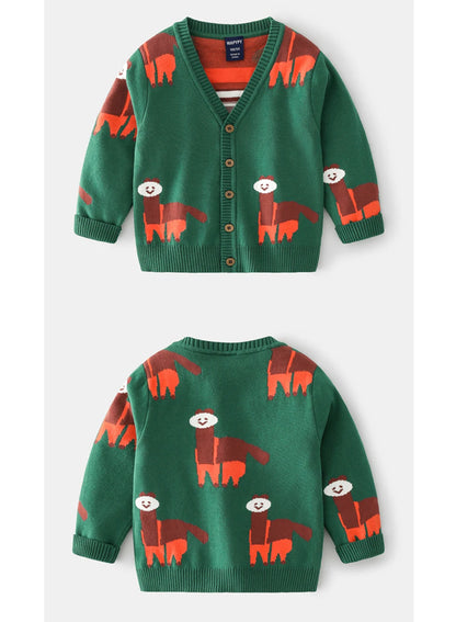 Safari Boys Cotton Cardigan