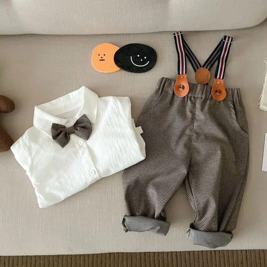 Boy’s Suit Set - Peachy Bloomers