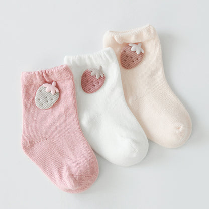 Baby Print Cotton Socks - Peachy Bloomers