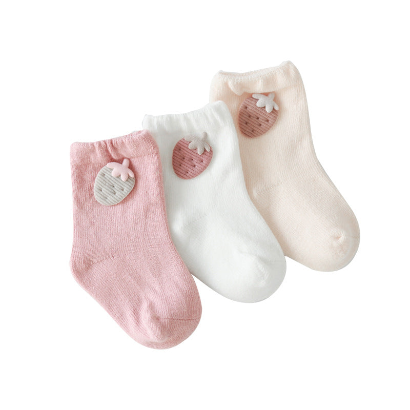 Baby Print Cotton Socks - Peachy Bloomers