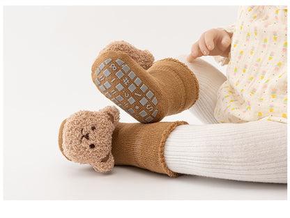 Baby Bear Anti Slip Home Socks - Peachy Bloomers