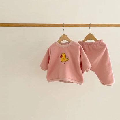 Little Quack Baby Fleece Set