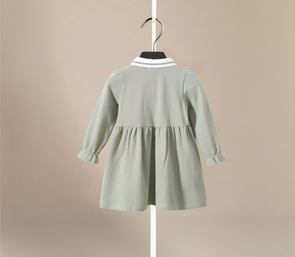 Sage Organic Cotton Polo Dress