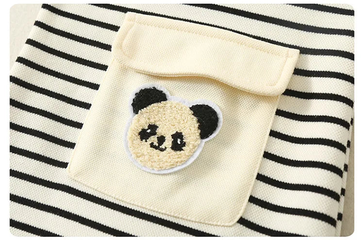 Baby Panda Romper - Peachy Bloomers