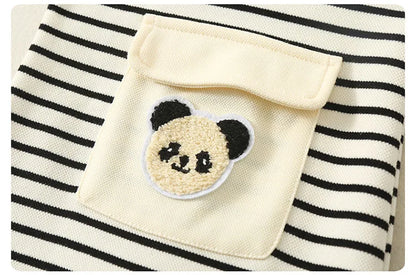 Baby Panda Romper - Peachy Bloomers