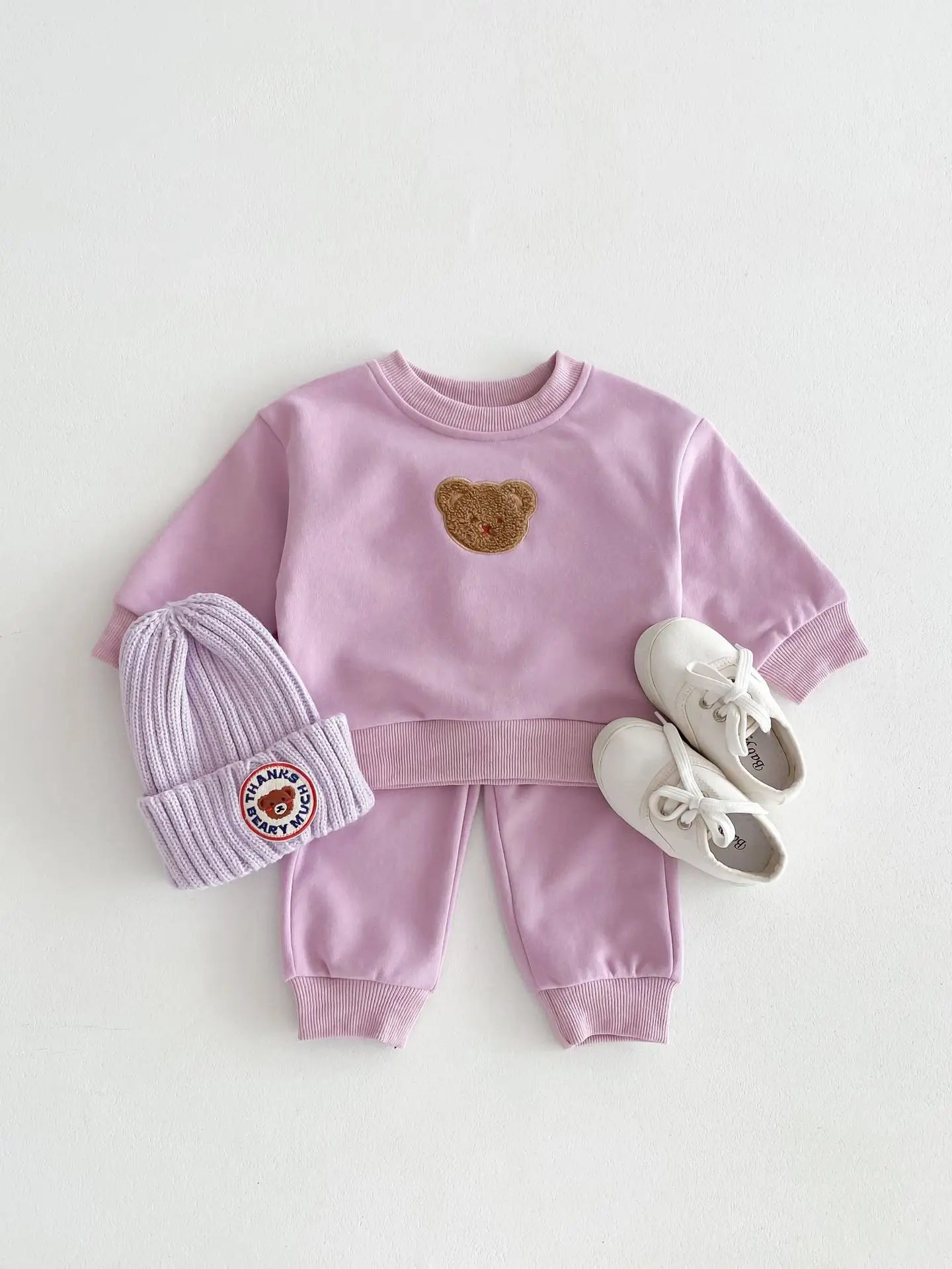 Teddy Baby Sweatshirt and Sweatpants Set