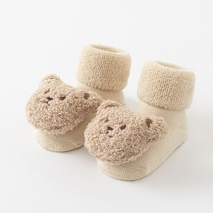 Baby Bear Anti Slip Home Socks - Peachy Bloomers