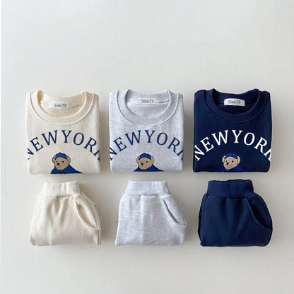 New York Sweatshirt and Sweatpants Set